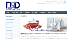 Desktop Screenshot of deadseadeal.com