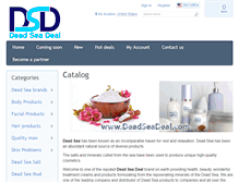 Tablet Screenshot of deadseadeal.com